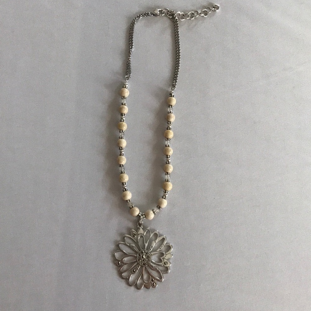 Brighton floral necklace